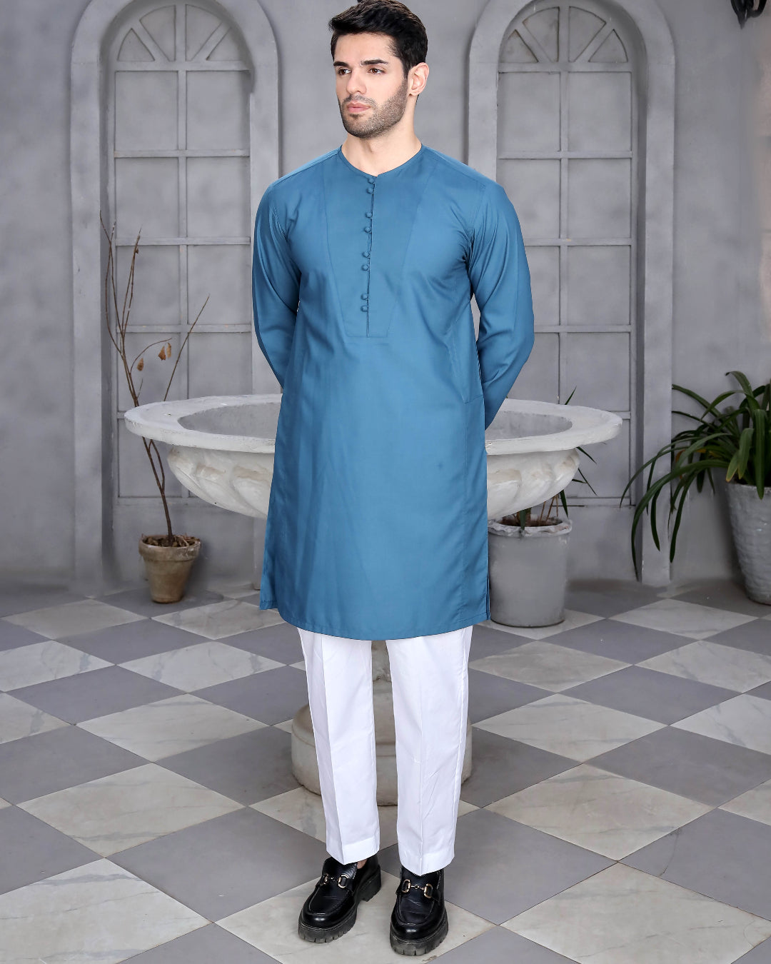 Azure Grace Kurta