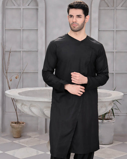 Asymmetrical Classic Kameez Shalwar