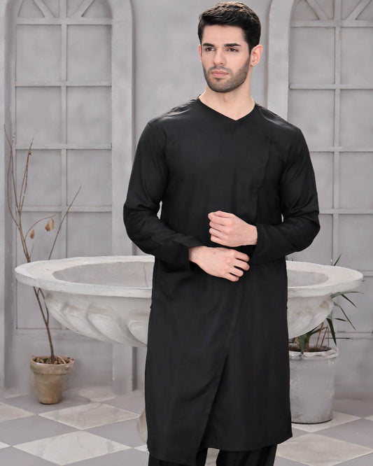 Asymmetrical Classic Kameez Shalwar