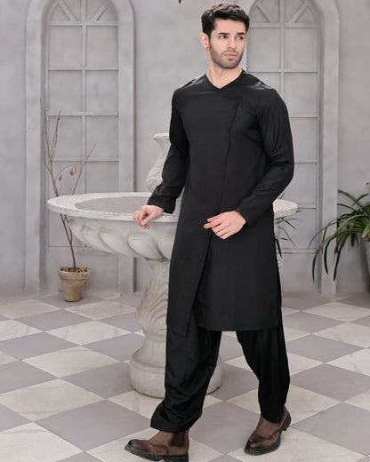 Asymmetrical Classic Kameez Shalwar