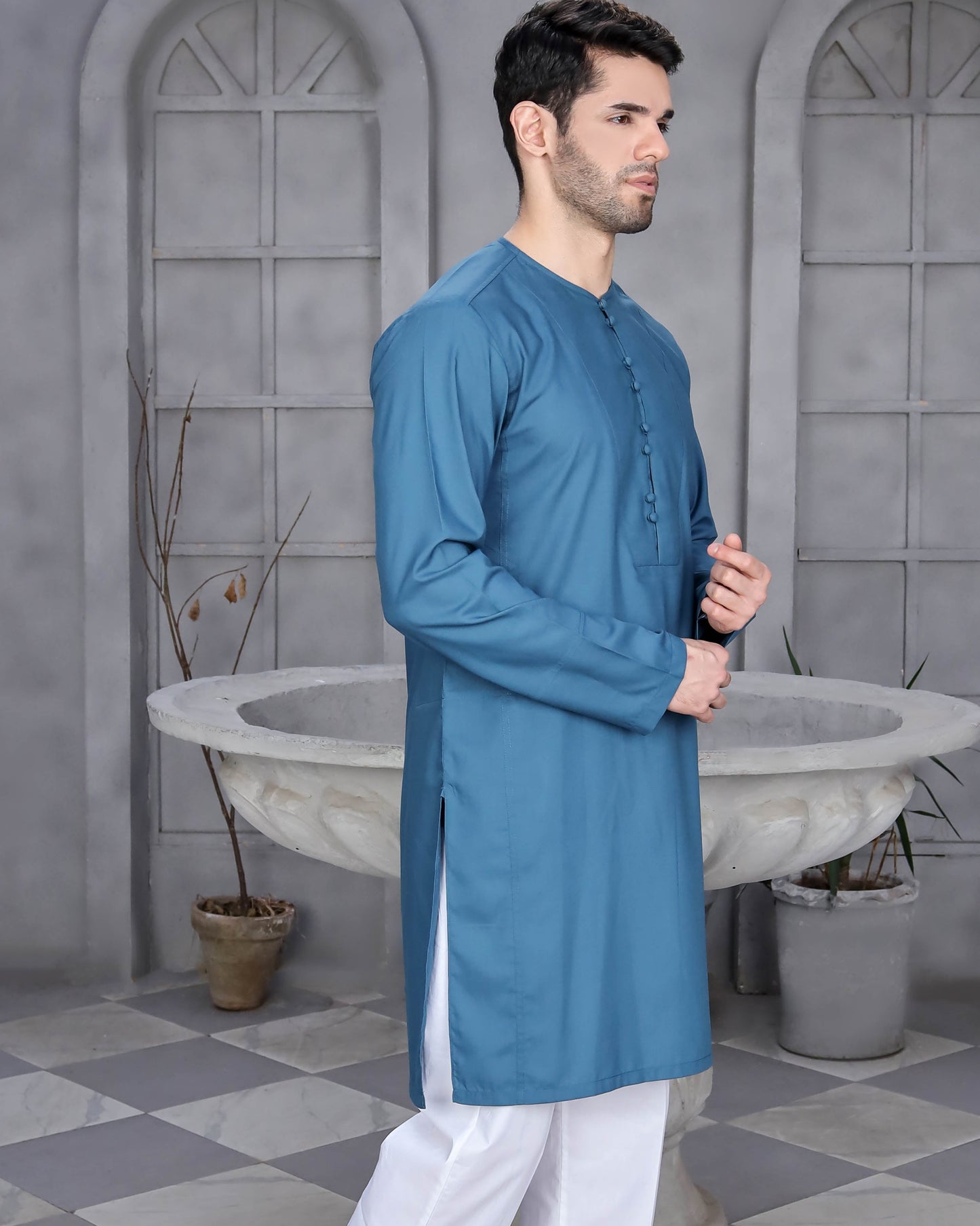 Azure Grace Kurta